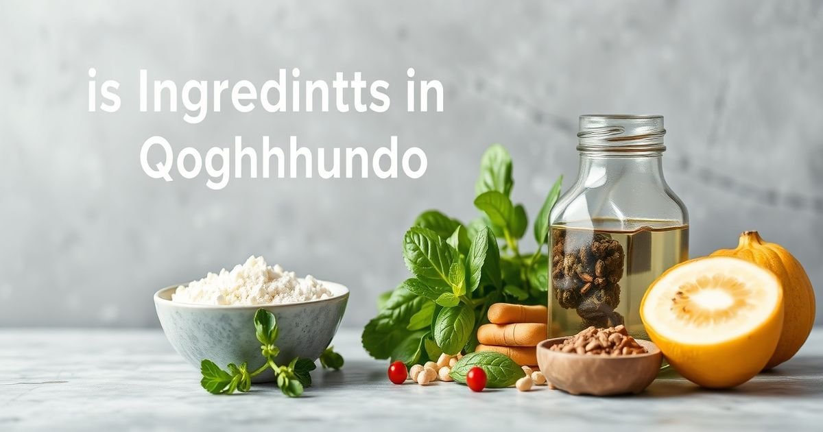 Is Ingredients in Qoghundos Good? A Detailed 2026 Analysis